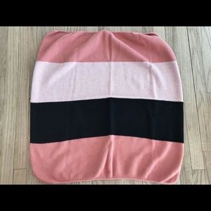 Tun Tun pink striped  baby girl blanket